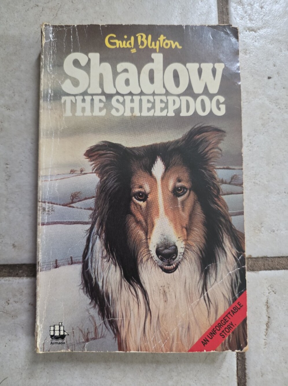 Shadow the Sheepdog By Enid Blyton C2304 Paperback 1987 Fontana Books